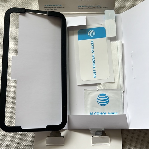 iPhone 11 Pro Max/ XS Max AT&T Tempered Glass Screen Protector. - Picture 5 of 5